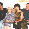 Me, Grandma (100yrs old!!), my sis Joyce, & and my bro Mike...hope I got Grandma's genes!!
