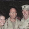 My bud Mark Sherkey (right) and friend in Iraq with Bruce Willis
