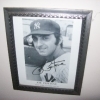 Joe Pepitone autographed photo.  Joe is credited as the first to use a blow dryer in a baseball locker room.