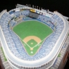 The Stadium-replica.  My cat Rebel keeps pulling out the flags in the outfield.  I have replaced them 4 times. Jeez, Reb.
