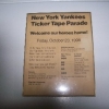Poster from '98~ ticker tape parade.  (Stole it from a subway)